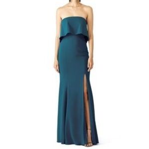 Jay Godfrey Steal Clark Strapless Floor Length Gown